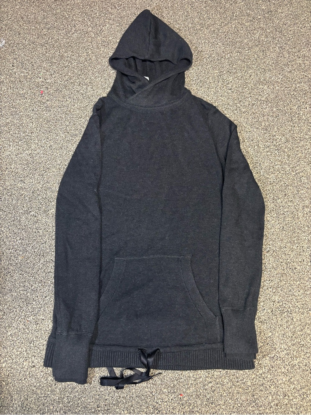lululemon athletica Black Women's Crewneck Hoodie Sweater